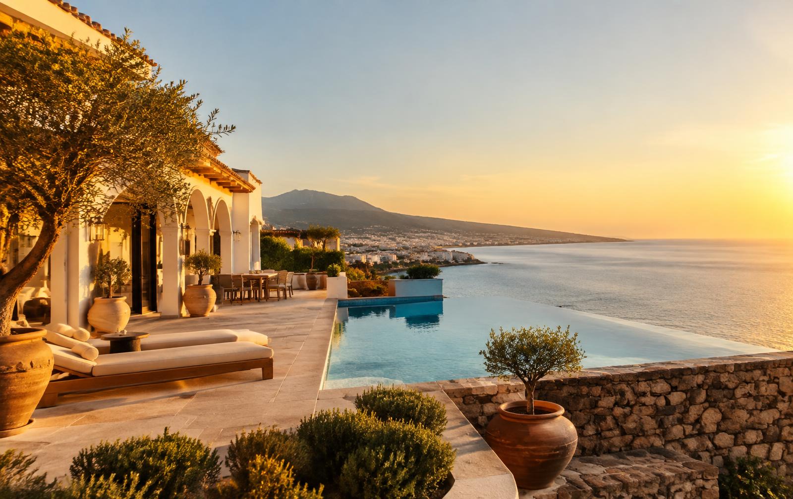 Villa met zwembad en uitzicht op zee aan de Costa del Sol